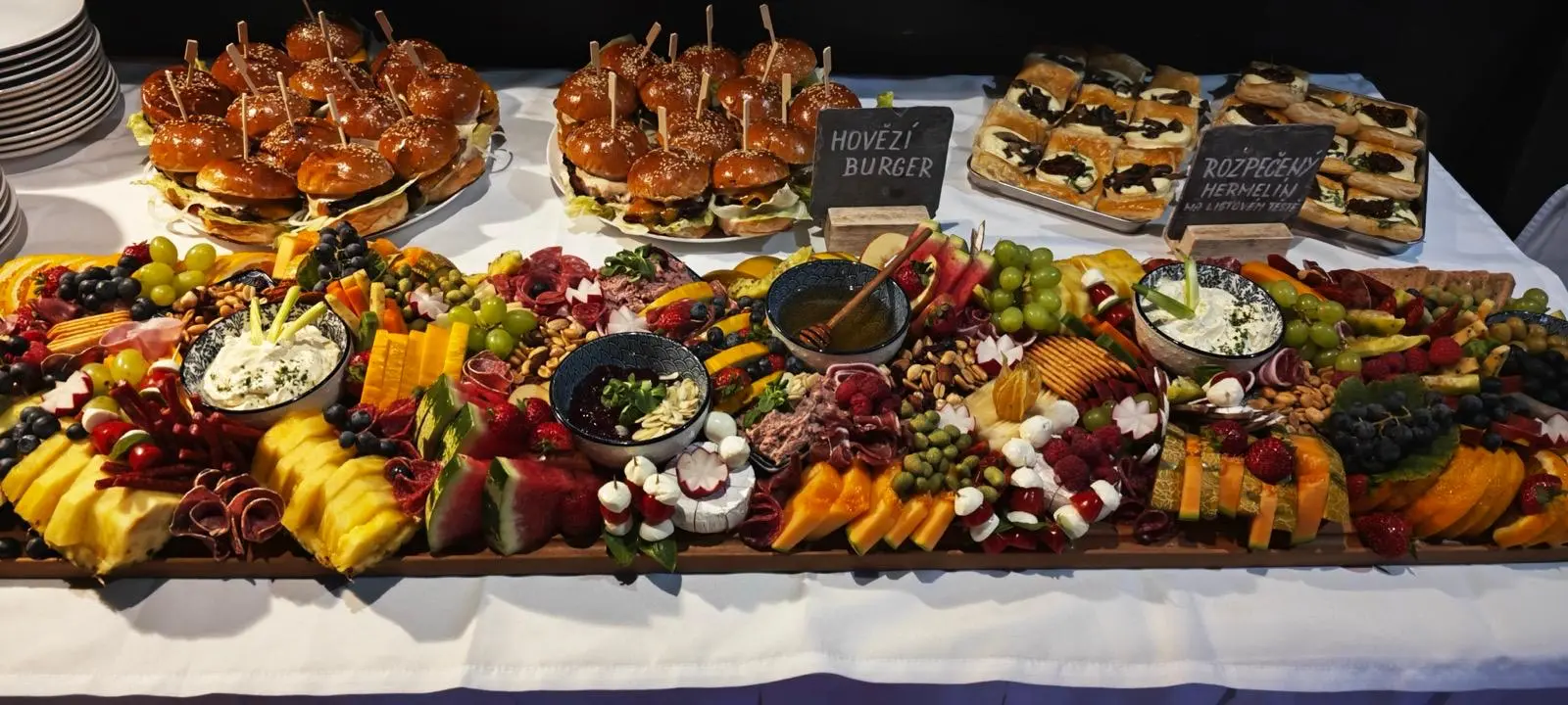 Catering a rauty pro firemní večírky
